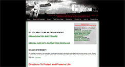 Desktop Screenshot of lifeguardianfoundation.org